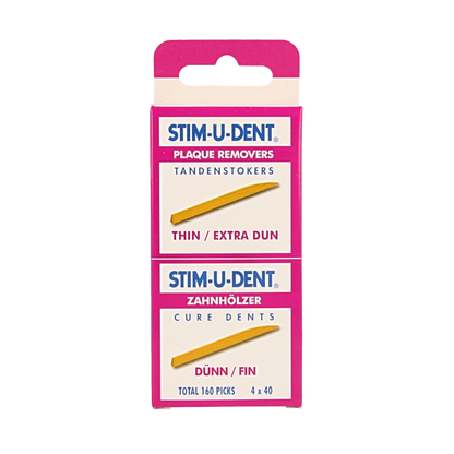 Stimudent Tandenstokers dun 4 x 40 stuks 160 Stuks