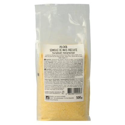Primeal Polenta voorgekookte maisgriesmeel bio 500 Gram