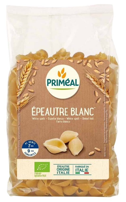 Primeal Spelt schelpen wit bio 500 Gram