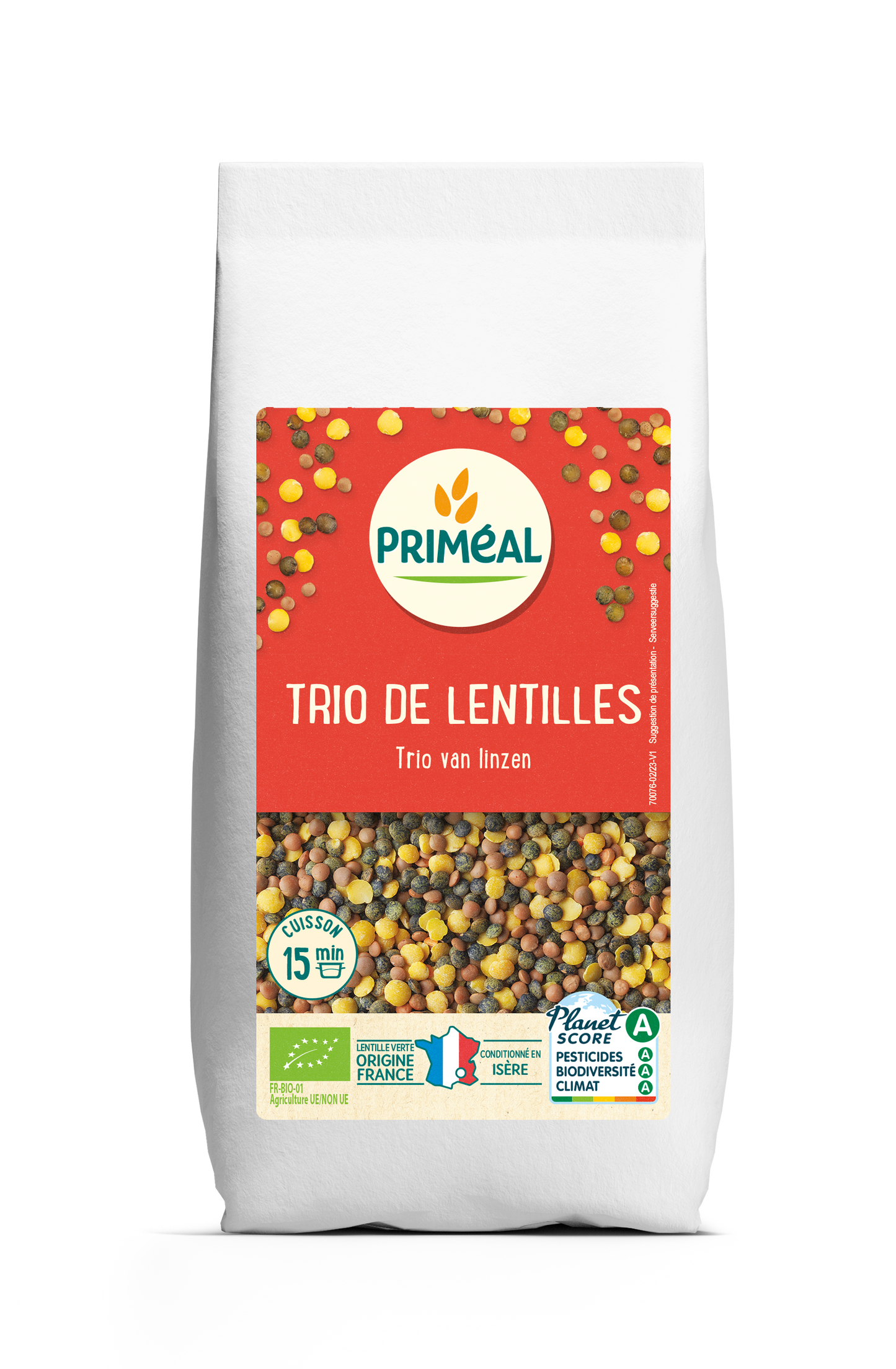 Primeal Linzen trio bio 500 Gram