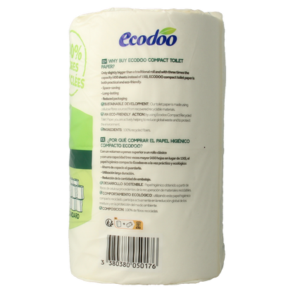 Ecodoo Toiletpapier compact ecologisch bio 4 Stuks