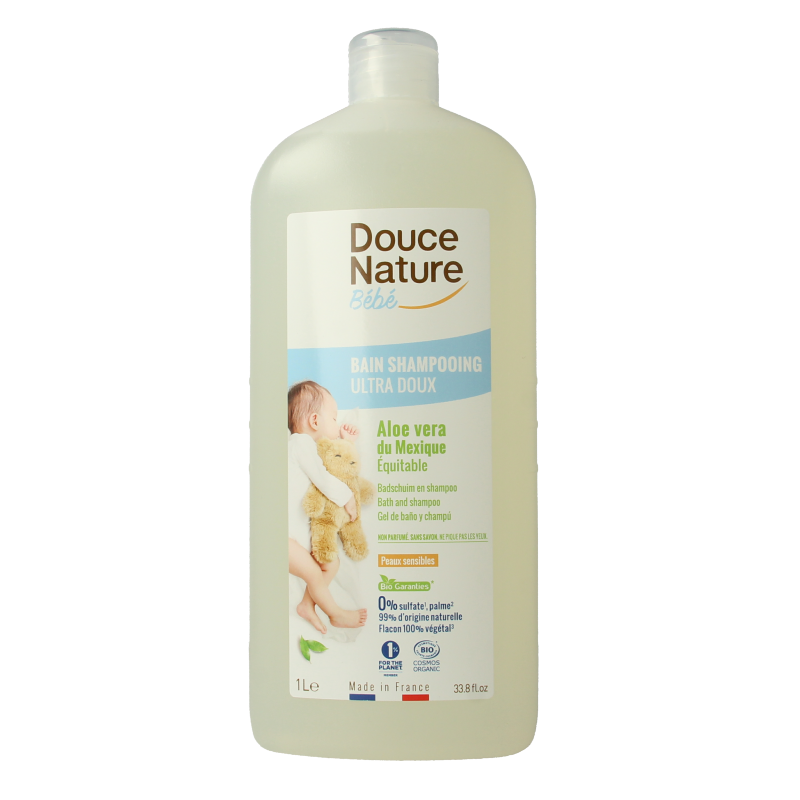 Douce Nature Baby badschuim & shampoo bio 1 Liter