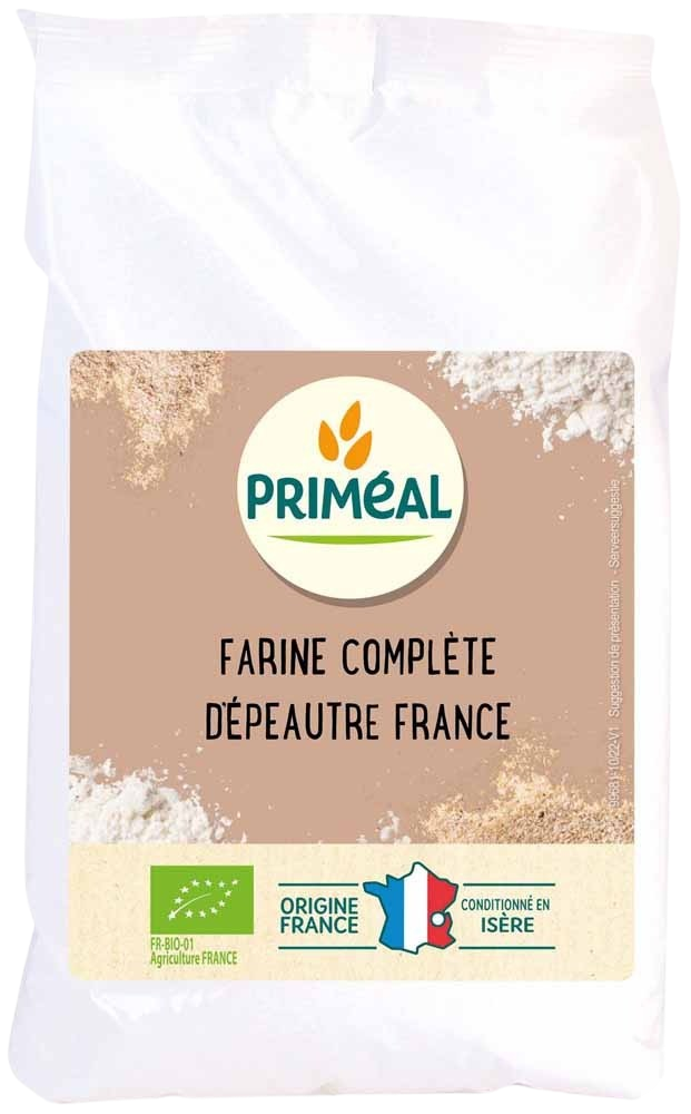 Primeal Volkoren speltmeel bio 1 Kilogram