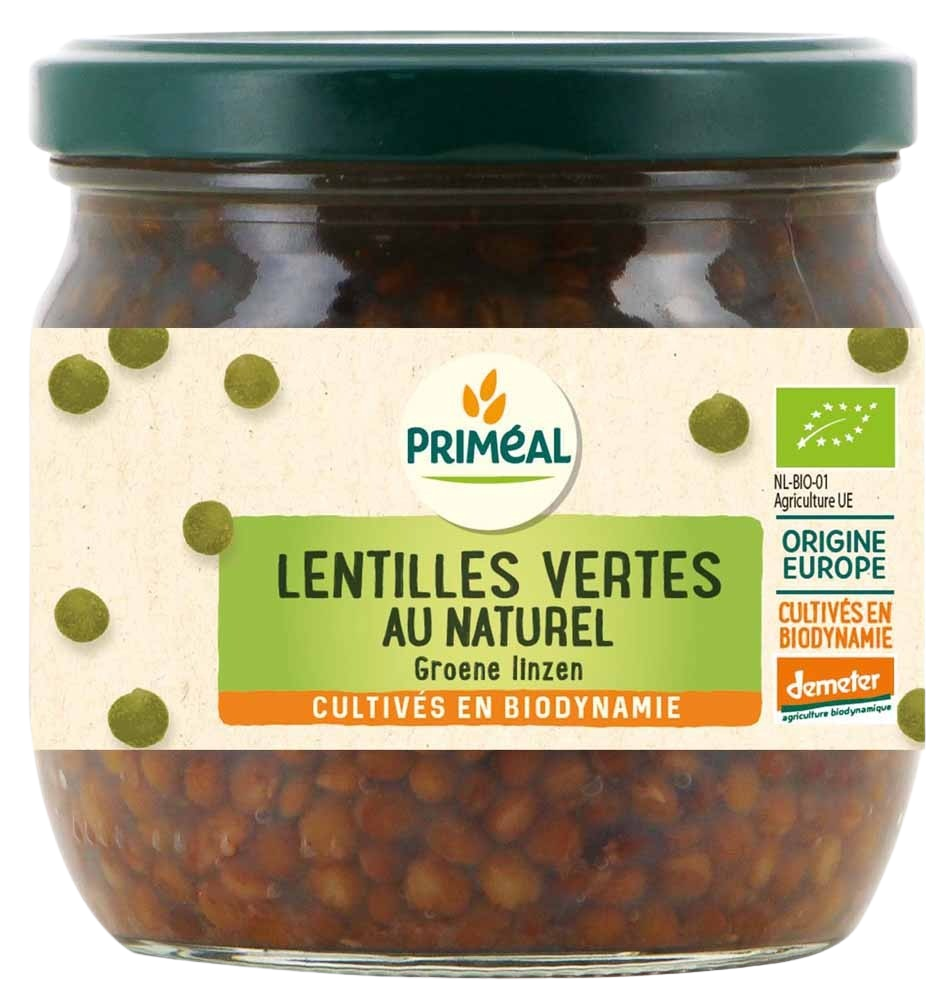 Primeal Linzen groen demeter bio 370 Milliliter