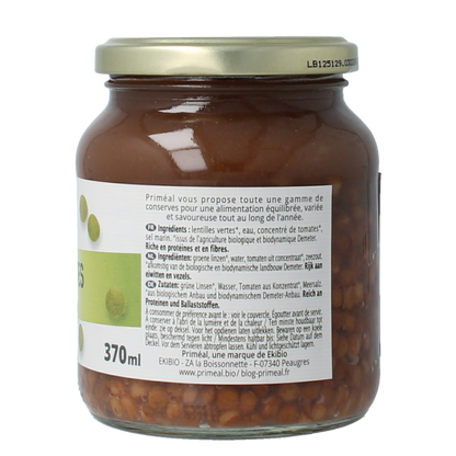 Primeal Linzen groen demeter bio 370 Milliliter