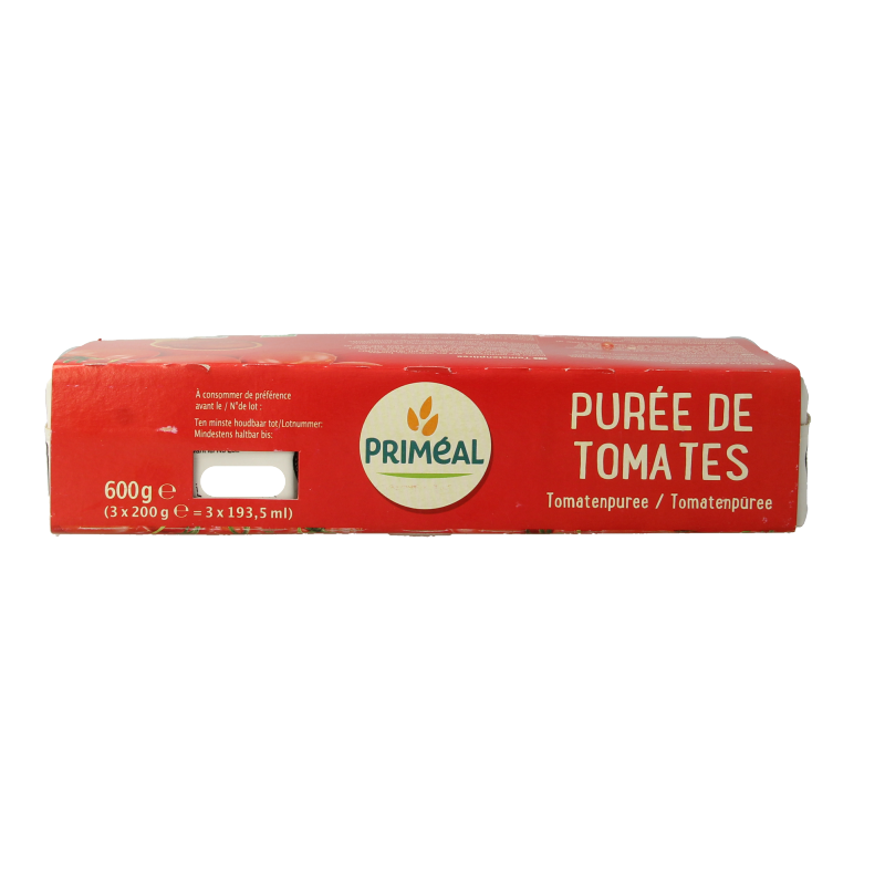 Primeal Tomatenpuree passata 200 gram bio 3 Stuks