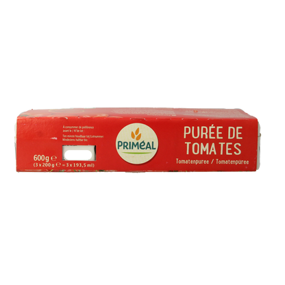 Primeal Tomatenpuree passata 200 gram bio 3 Stuks