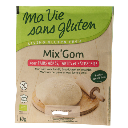 Ma Vie Sans Bindmiddel voor brood gebak mix gom glutenvrij bio 60 Gram