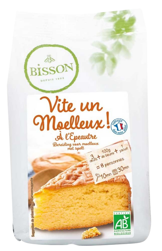 Bisson Bakmix voor speltcake bio 300 Gram