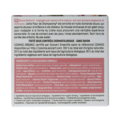 Douce Nature Shampoo bar normaal haar met zoete amandel bio 85 Gram