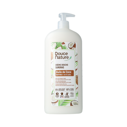 Douce Nature Douchecreme kokos bio 1.00 Liter