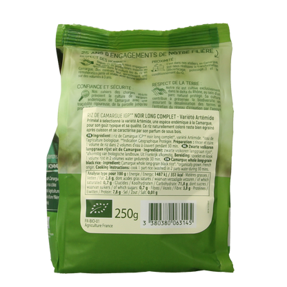 Primeal Zwarte volkoren langgraan camargue bio 250 Gram