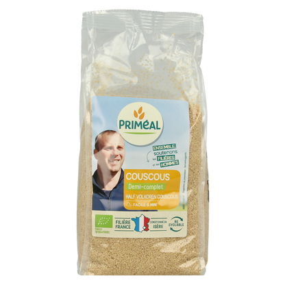 Primeal Couscous halfvolkoren bio 500 Gram