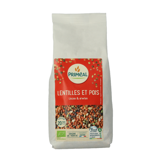 Primeal Linzen- en kikkererwtenmix bio 500 Gram