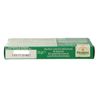Primeal Groentebouillon blokjes 9 gram bio 8 Stuks