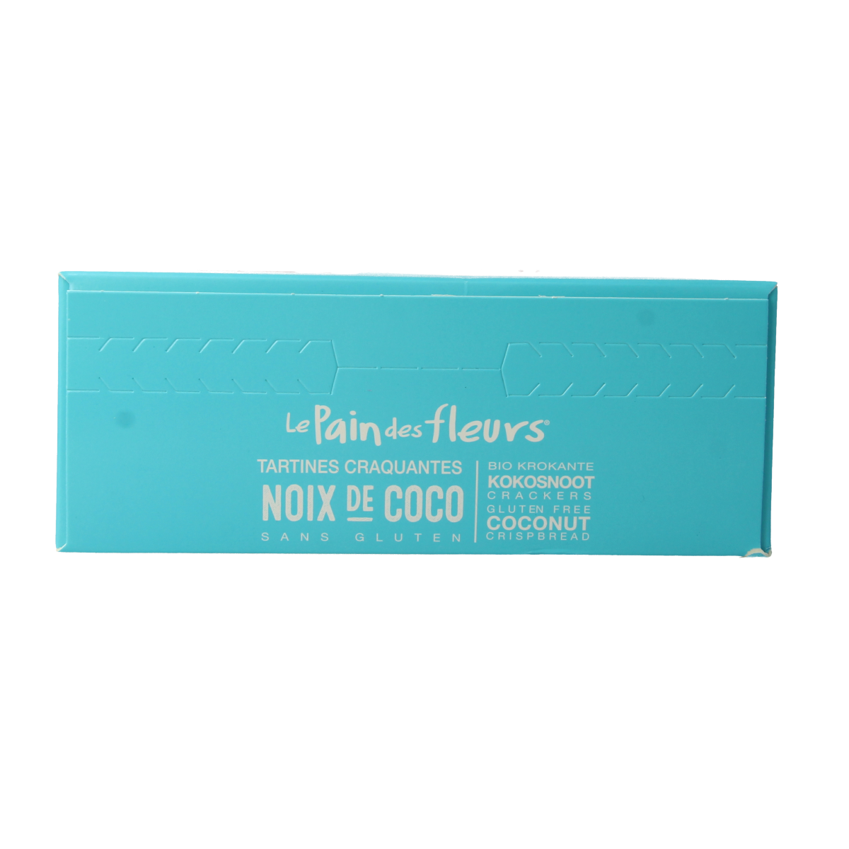 Pain Des Fleurs Krokante crackers kokos glutenvrij bio 150.00 Gram