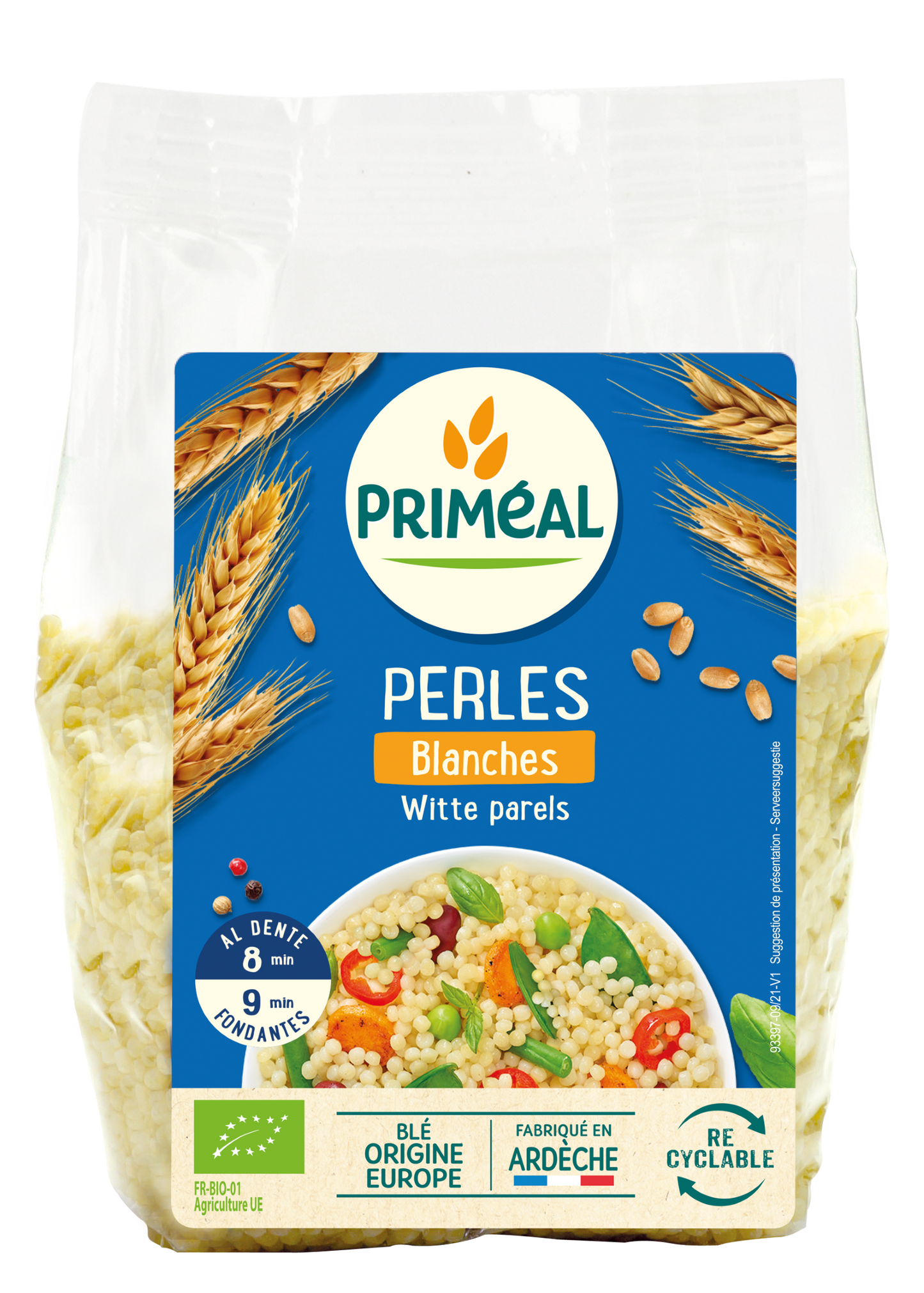 Primeal Witte parels bio 500.00 Gram