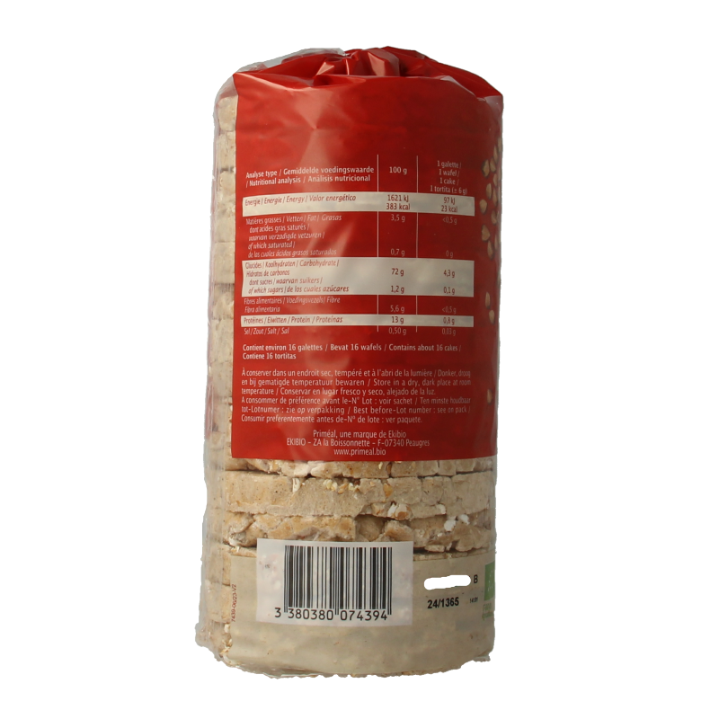 Primeal Boekweitcrackers bio 100 Gram