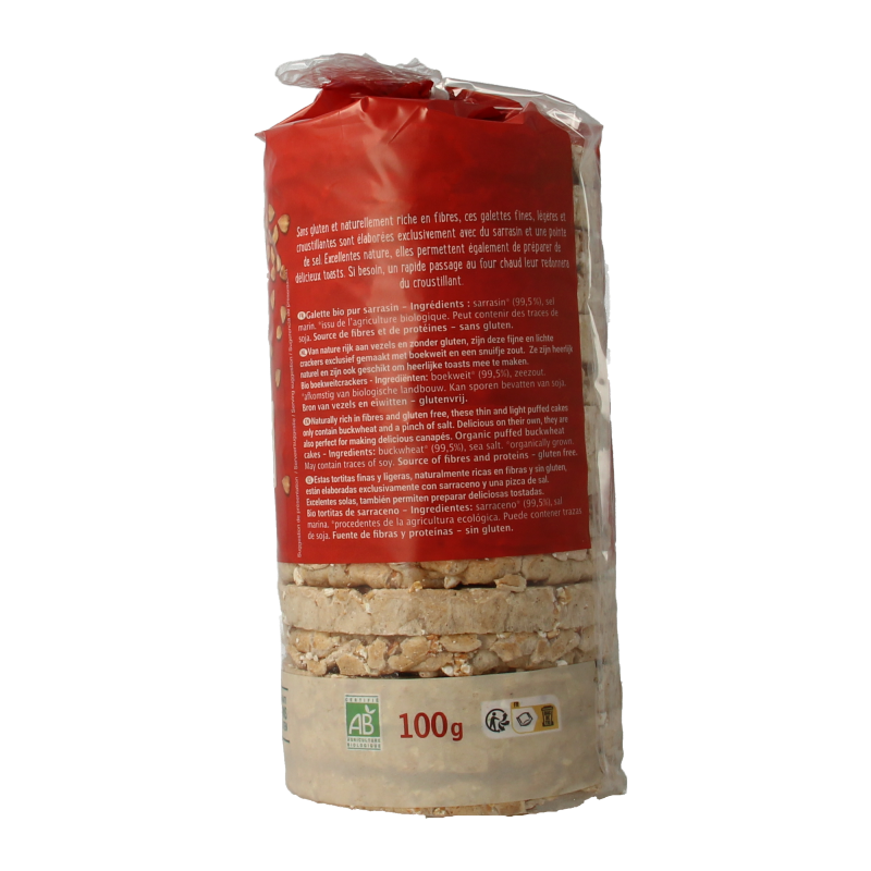 Primeal Boekweitcrackers bio 100 Gram