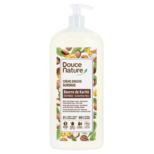 Douce Nature Douchegel sheabutter ultrarijk bio 1 Liter