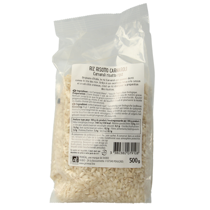 Primeal Witte carnaroli rijst bio 500.00 Gram