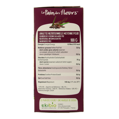 Pain Des Fleurs Krokante crackers zwarte rijst glutenvrij bio 150.00 Gram