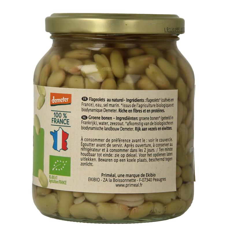 Primeal Groene kidneyboon flageolet bio 350 Gram