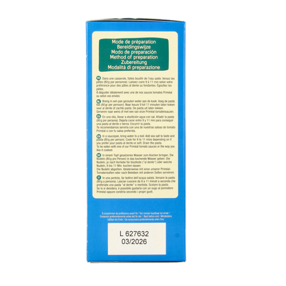 Primeal Rubanelle halfvolkoren pasta bio 400 Gram