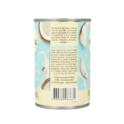 Primeal Kokosmelk bio 400 Milliliter