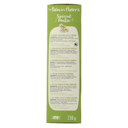 Pain Des Fleurs Special matin boekweit ontbijtcrackers bio 230 Gram