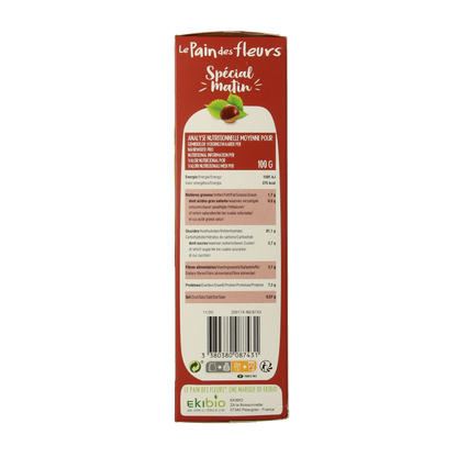 Pain Des Fleurs Special matin kastanje ontbijtcrackers bio 230 Gram