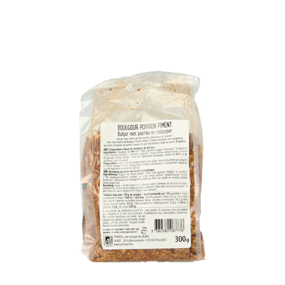 Primeal Bulgur met paprika en Spaanse peper bio 300 Gram