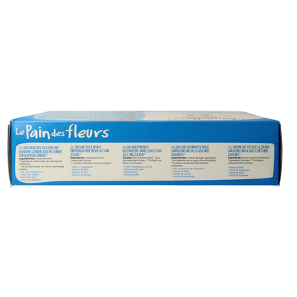 Pain Des Fleurs Krokante crackers boekweit zoutloos glutenvrij bio 300.00 Gram