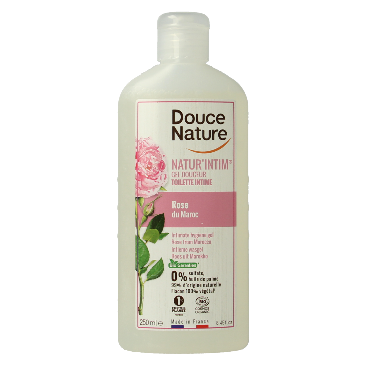 Douce Nature Natur intim intieme wasgel rose bio 250.00 Milliliter