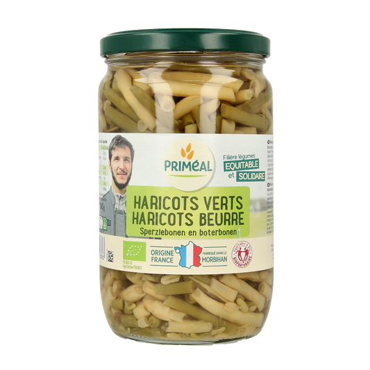 Primeal Sperziebonen en boterbonen uit Frankrijk bio 660 Gram