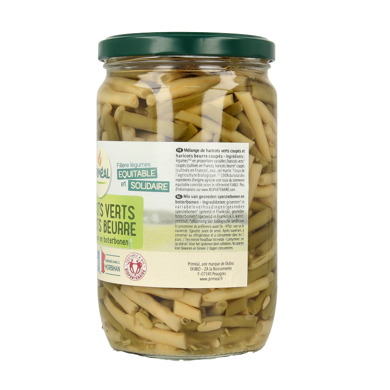 Primeal Sperziebonen en boterbonen uit Frankrijk bio 660 Gram