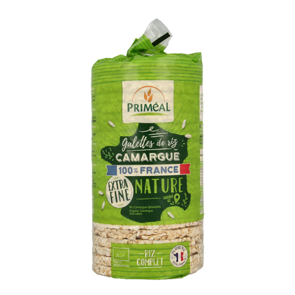 Primeal Rijstwafels extra dun Camargue bio 130 Gram