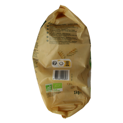 Primeal Fusilli halfvolkoren familie verpakking bio 1.00 Kilogram