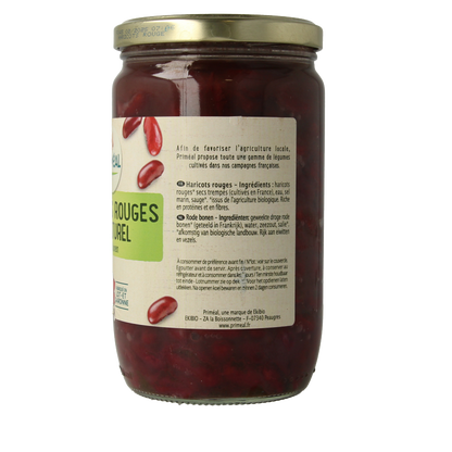 Primeal Rode bonen uit Frankrijk bio 660 Gram