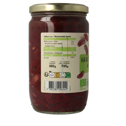 Primeal Rode bonen uit Frankrijk bio 660 Gram
