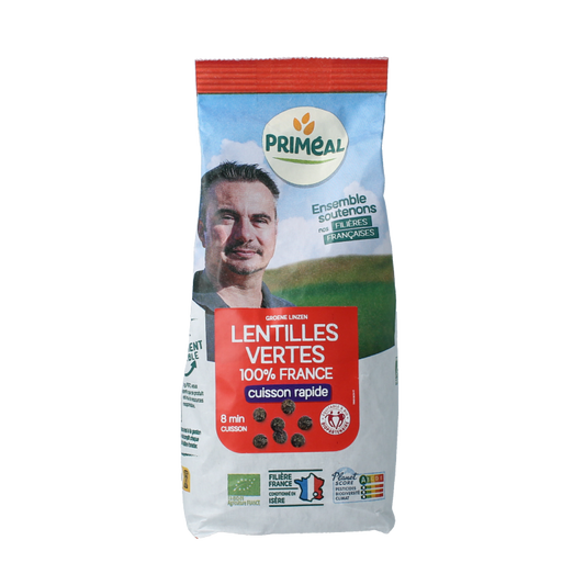 Primeal Groene linzen uit Frankrijk bio 300 Gram