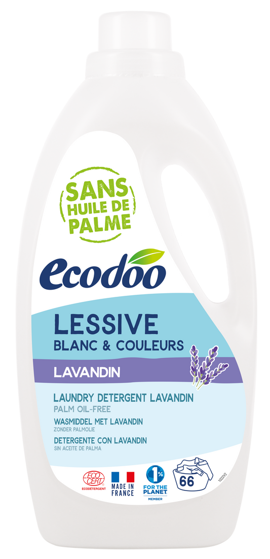 Ecodoo Wasmiddel vloeibaar lavendel bio 2 Liter