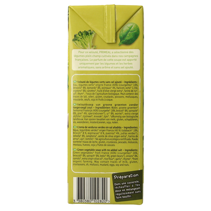 Primeal Groene groentesoep bio 1 Liter