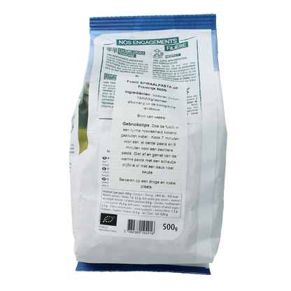 Primeal Fusilli volkoren bio 500.00 Gram