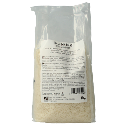 Primeal Witte jasmijnrijst bio 1.00 Kilogram