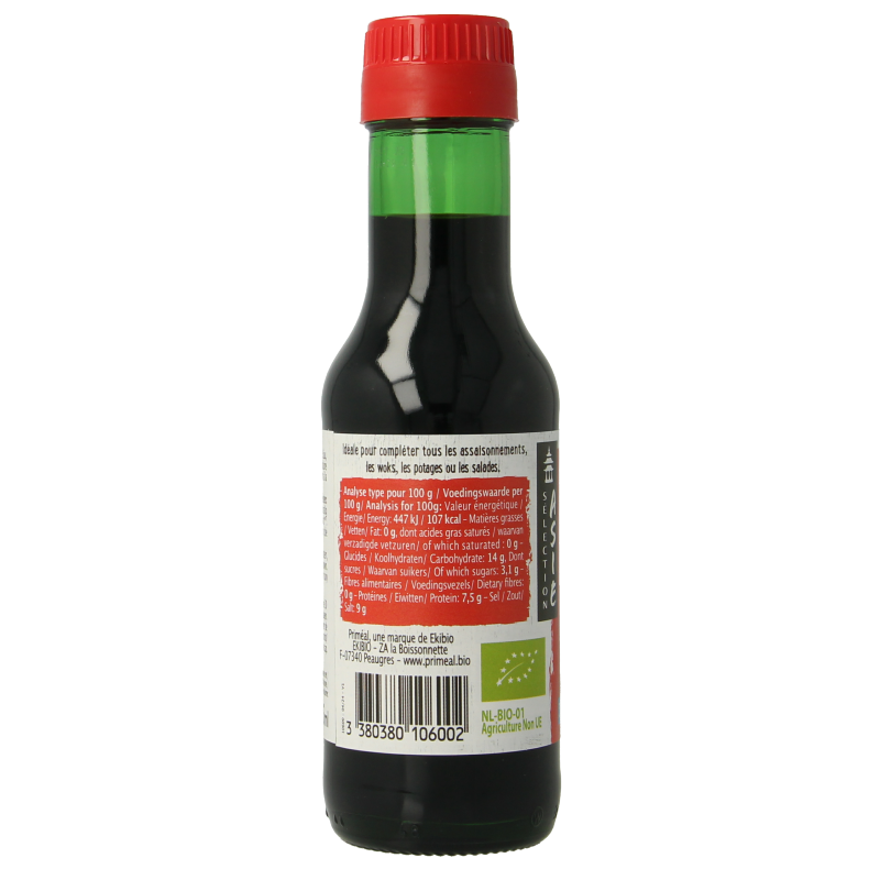 Primeal Sojasaus 30% minder zout bio 125 Milliliter