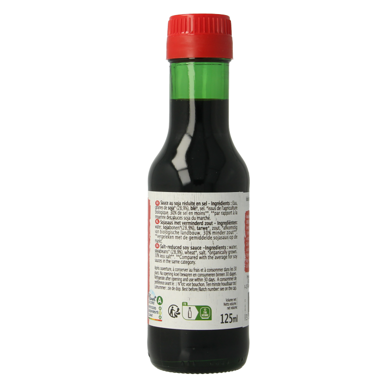 Primeal Sojasaus 30% minder zout bio 125 Milliliter