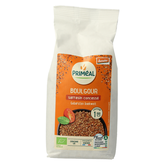 Primeal Bulgur geplette boekweit bio 400 Gram