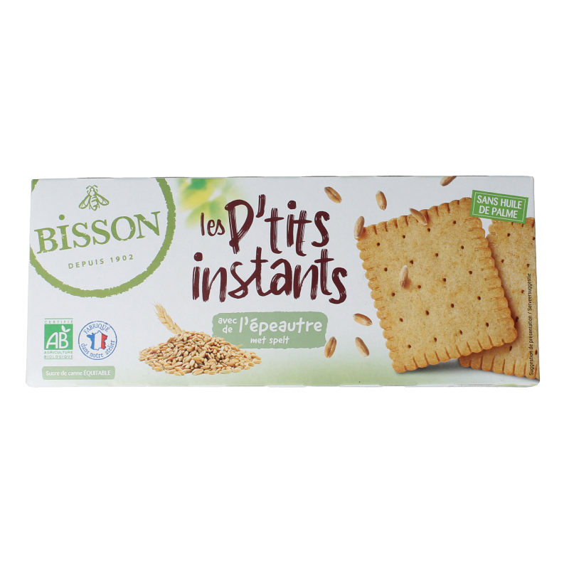 Bisson Les petits instants koekjes spelt bio 155 Gram