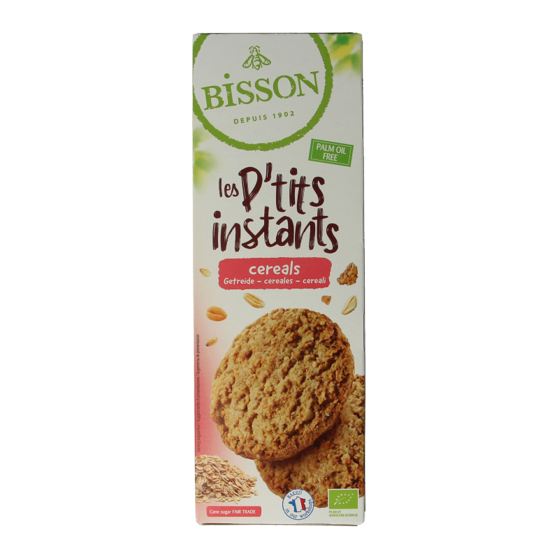 Bisson Les petits instants koekjes granen bio 150 Gram